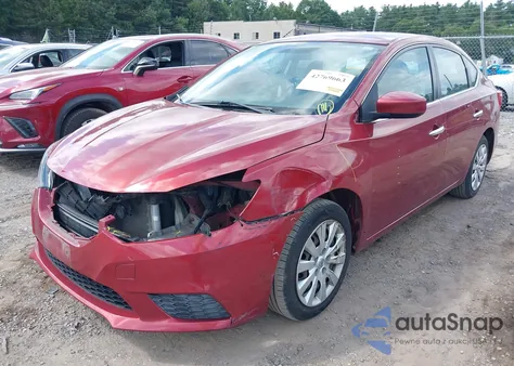 2016 Nissan Sentra Fe+ S/S/Sl/Sr/Sv z USA, uszkodzony, nr VIN 3N1AB7AP6GL647926